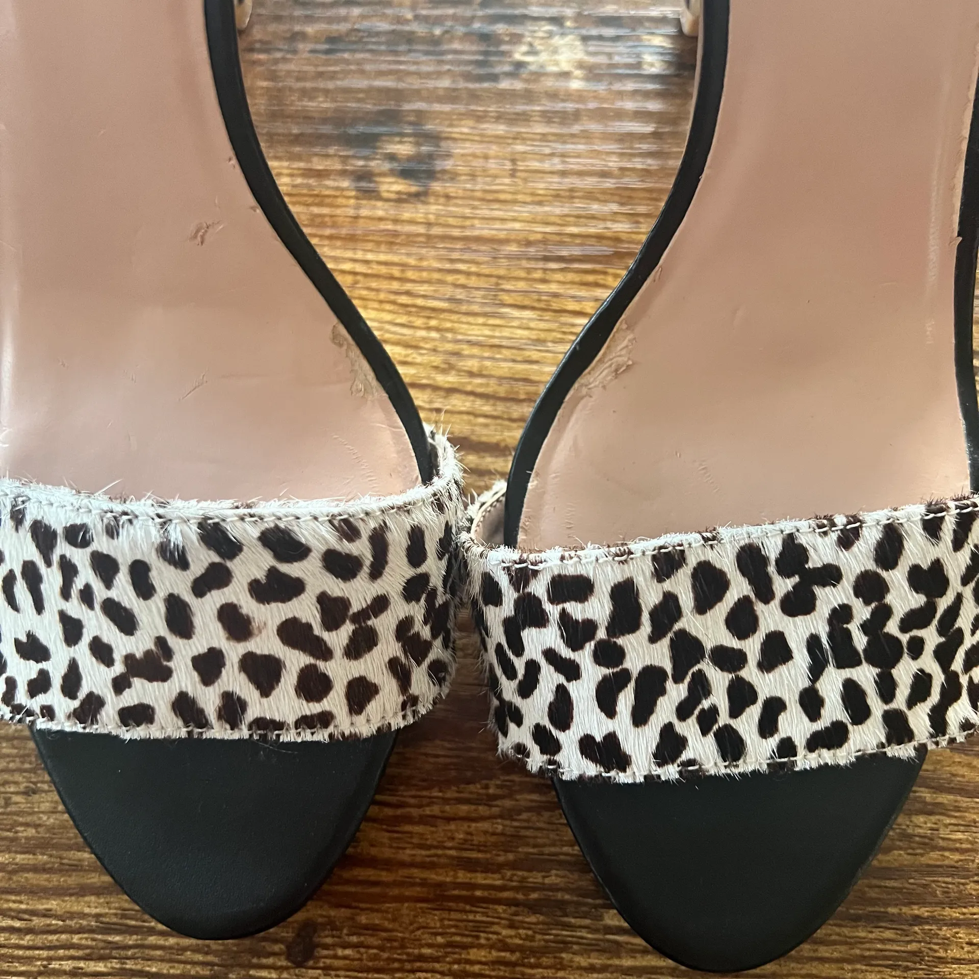 Sheila Teal Animal Patterned Ankle Strap Stiletto Heels - Image 13