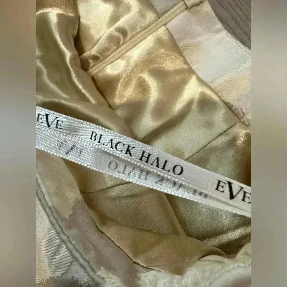 Black Halo Eve Laurel Berman Mermaid‎ High Waisted Ruffle Bodycon Maxi Skirt - Image 11