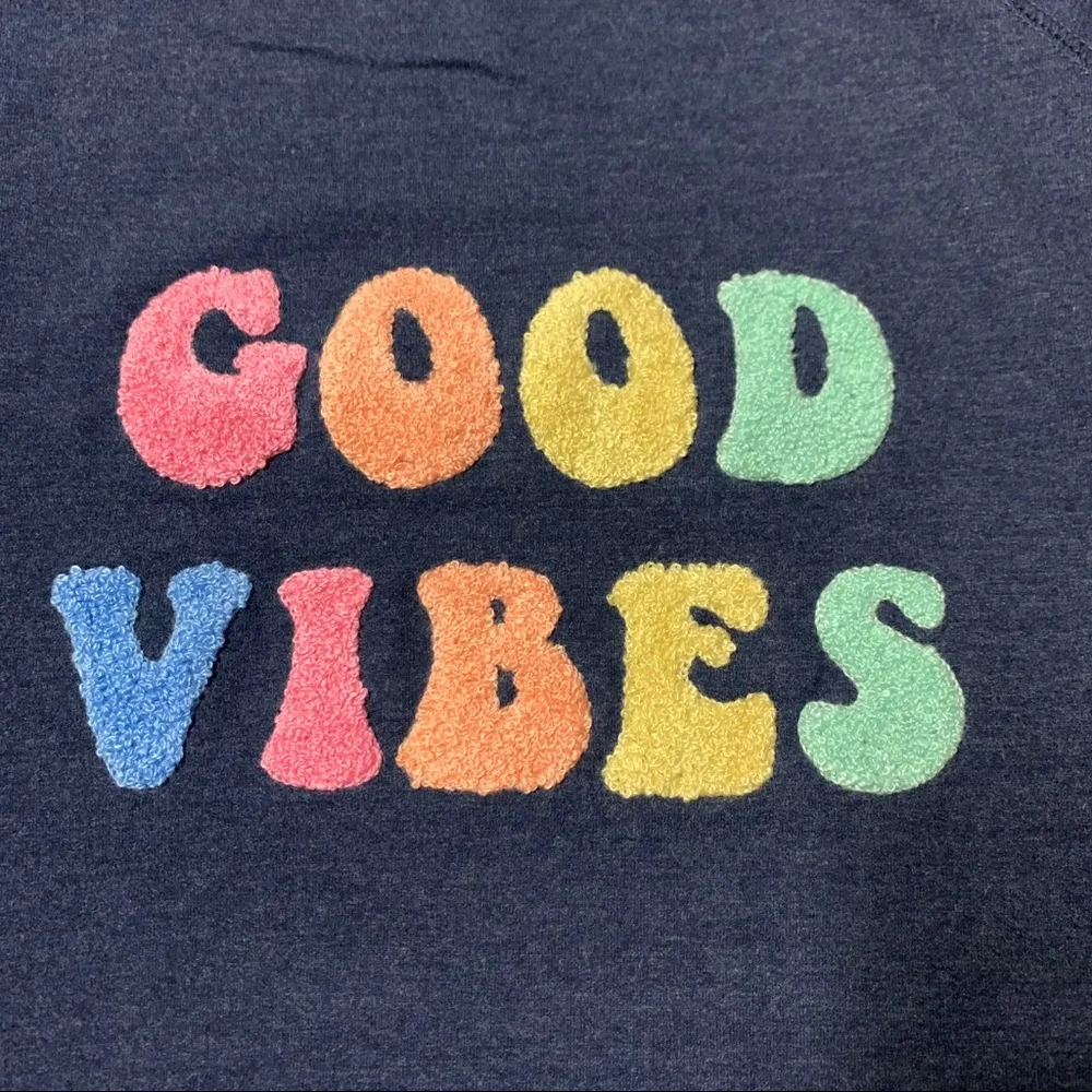 NEW WildFox Statement Sweatshirt - Good Vibes - Image 3