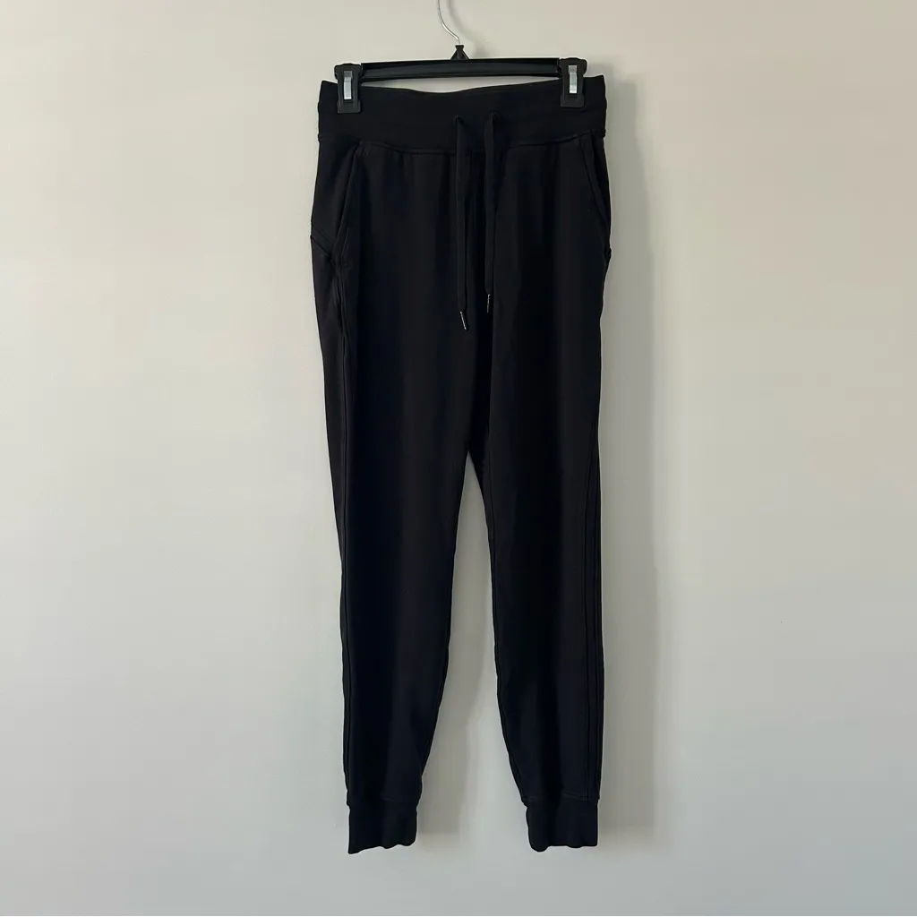 Lululemon Warm Down High Rise Joggers Black Modal 4 - Image 2