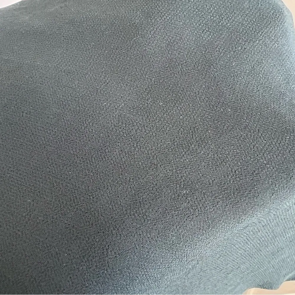 Zara Woman Dark Green Sheer Overlay Tank Shirt Small - Image 7