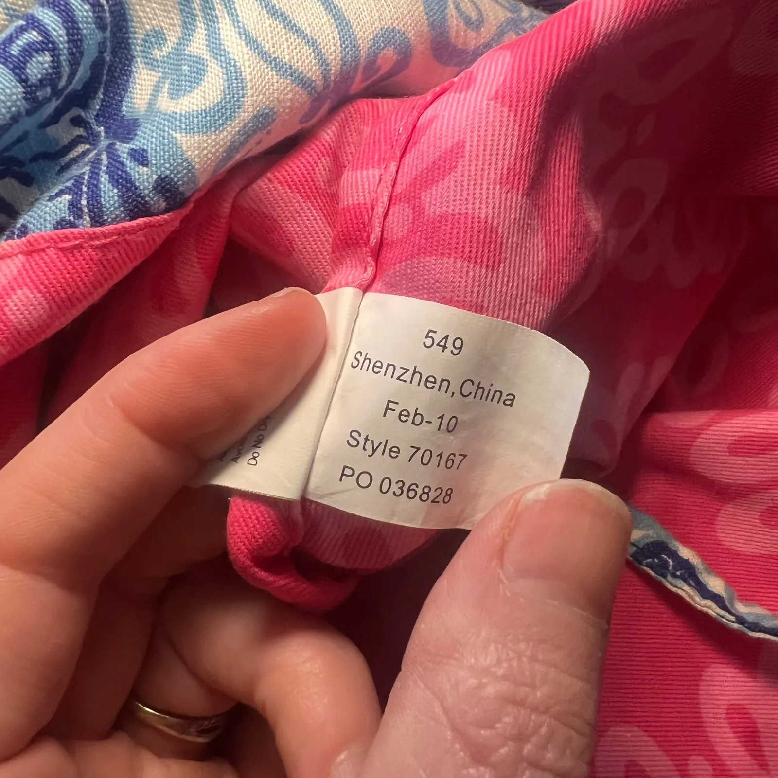 Lilly Pulitzer Coastal Tote‎ Blue Seashells Beach Shoulder Bag Nautical Resort - Image 12