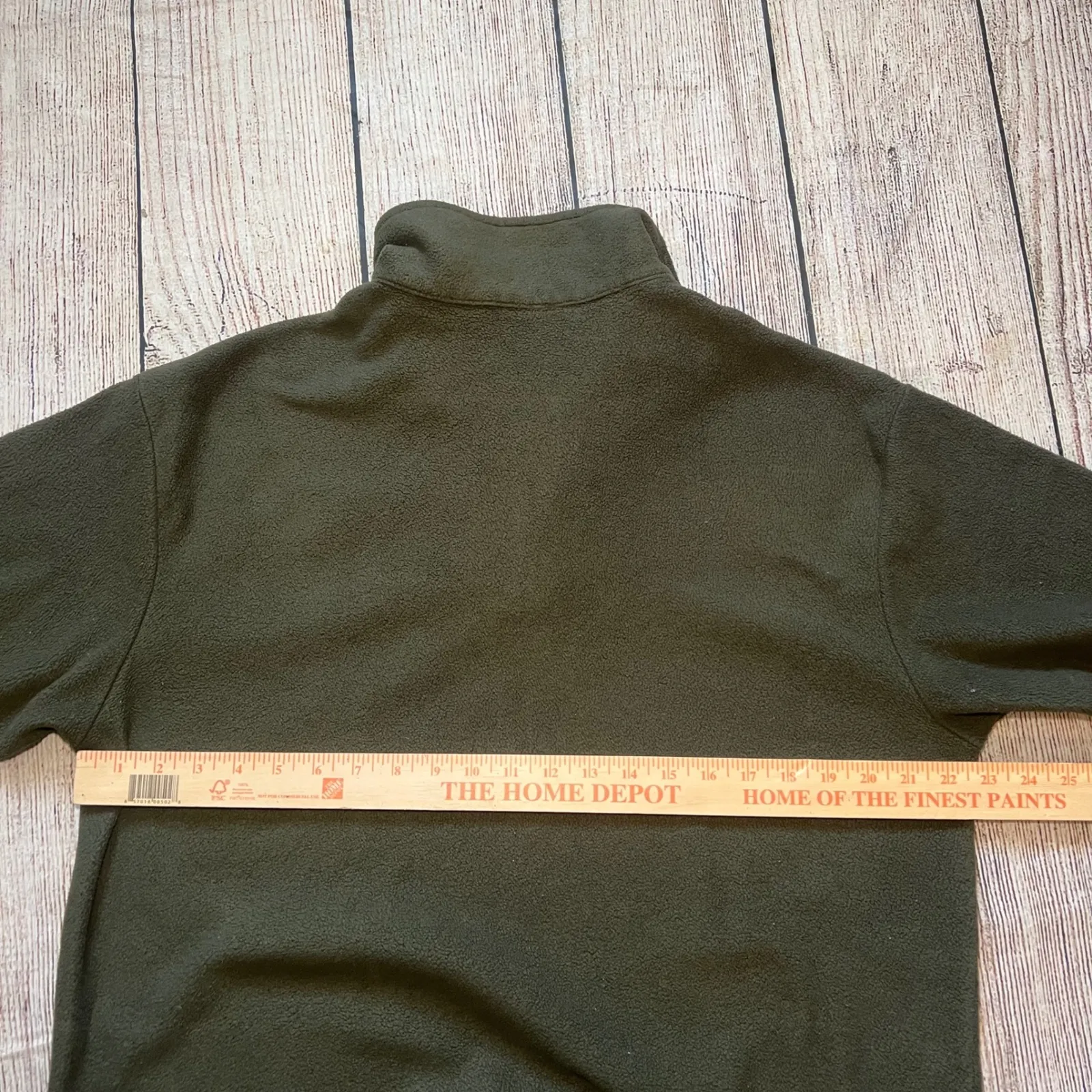 Winnie the‎ Pooh Disney Piglet Fleece 1/4 Zip Pullover Sweater Adult Large Green - Image 7