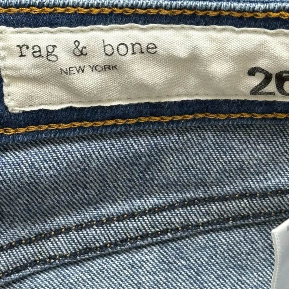 {26} Rag & Bone Nina High Rise Blue Skinny Jeans High-Waisted Stretch - Image 10