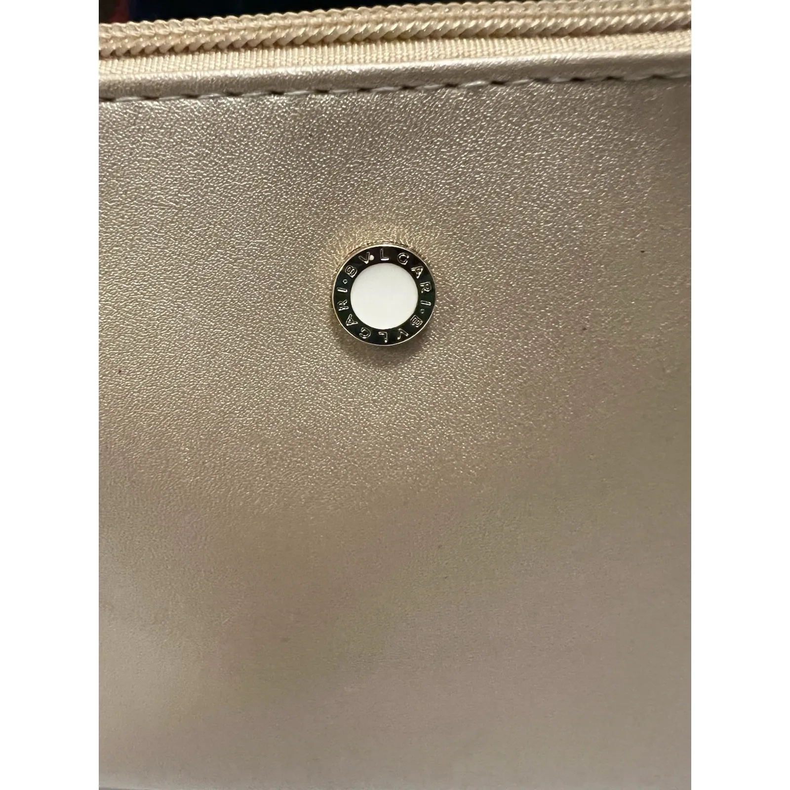 Bvlgari Parfums Makeup Bag Clutch Exclusively For Emirates Gold - Image 9