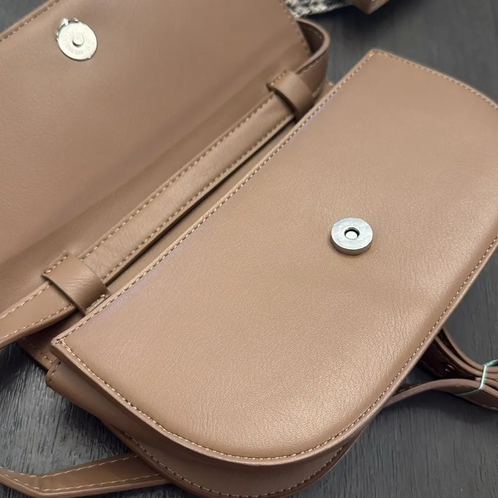 Melie Bianco Vegan Leather Shoulder Bag Adjustable Strap - Image 14