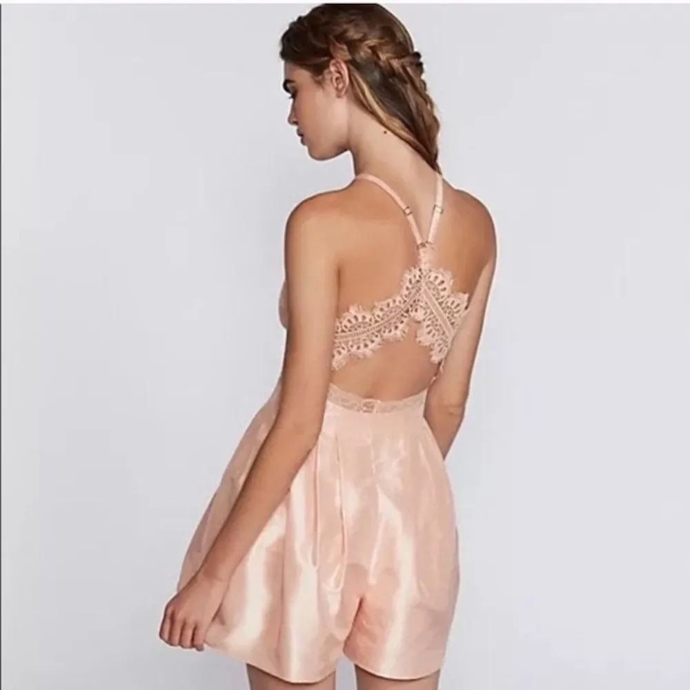Free People Lace Detail Romper - Image 2