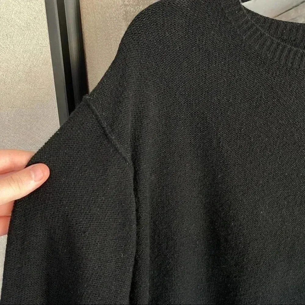 Helmut Lang Balloon Sleeve Pullo in Black - Image 3