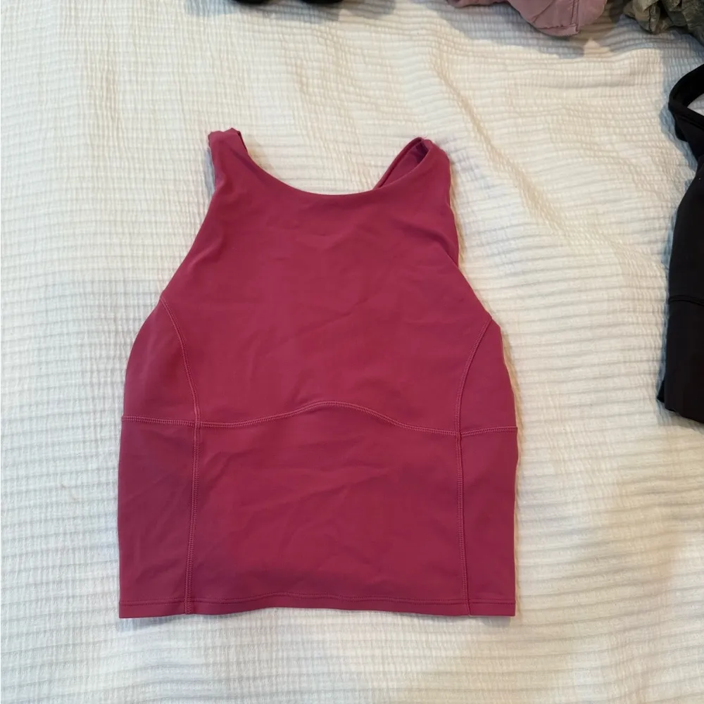 Lululemon Athletica pink lychee Tank Top - Image 3