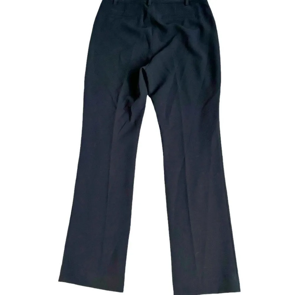 L’Agence Black Straight Leg High Rise Lined Dress Pants Size 6 - Image 2