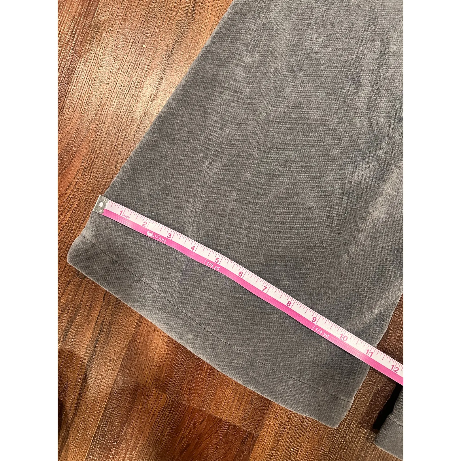 Womens Free People Boho Corduroy Western Flare Jeans Size 28   Gray - Image 5