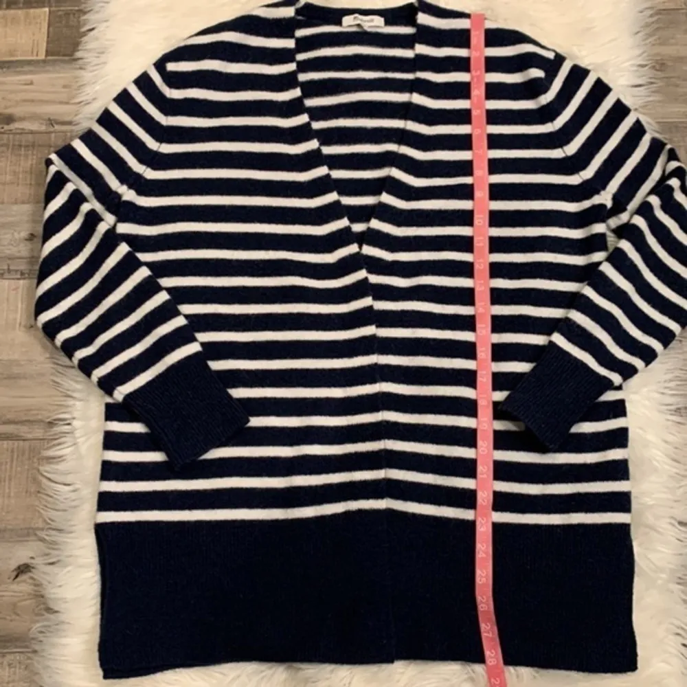 Madewell Cozy Walker wool alpaca blend open cardigan sweater S - Image 7