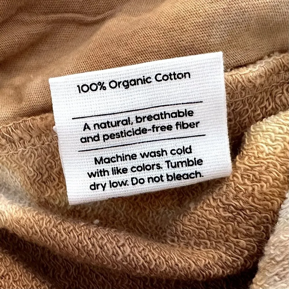 NWT MATE the Label Brown/Tan Tie Dye Organic Terry Classic Jogger - XS - Image 2