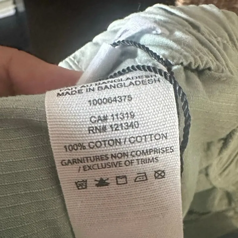 Garage Sage Green Relaxed Fit Shorts | Elastic Waist Comfort - Image 7