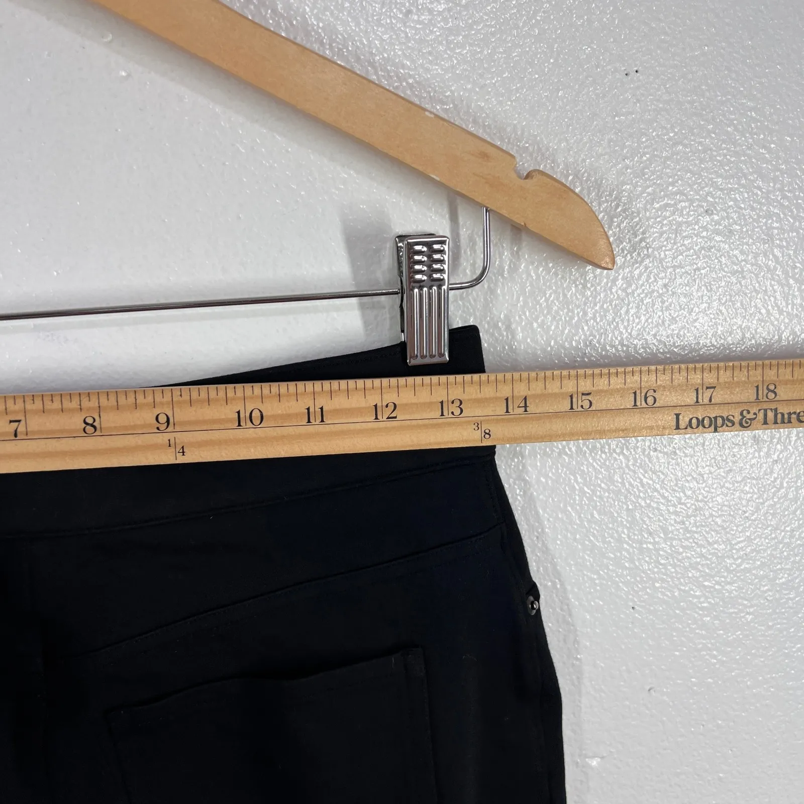 Spanx Sara Blakely Black Ankle Pants Pull On Elastic Waist Size M‎ Medium Carrer - Image 6