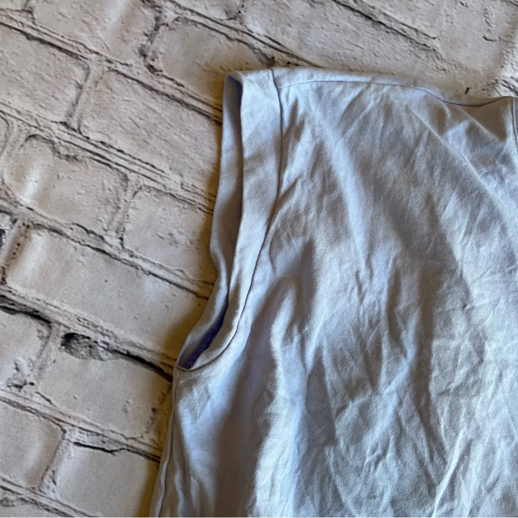 Pink Lily Blue Bubble Tee Medium Short Sleeve Girlie Feminine Love Shack Pastel - Image 4