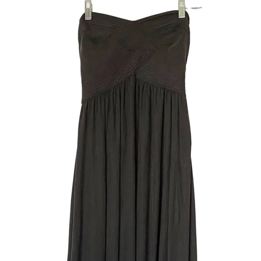 Urban‎ Outfitters Kimchi Blue Small Gray Strapless Gretchen Maxi Dress - S - Image 7