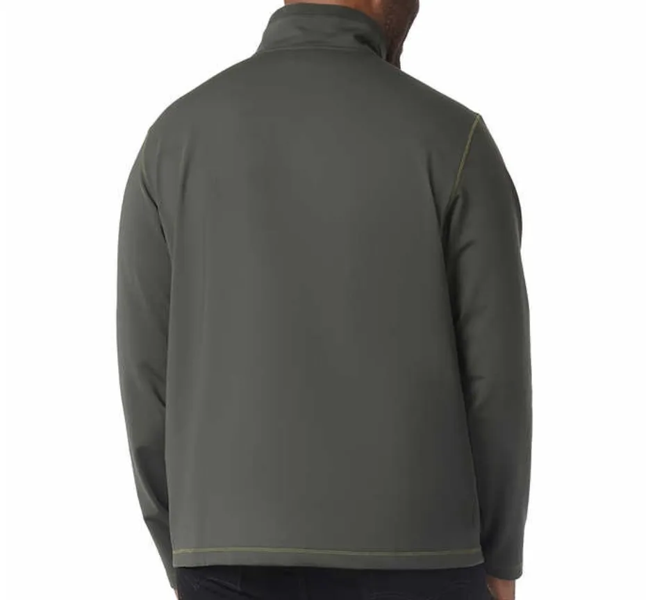 32 Degrees Heat 32 Degrees Men’s Heat Tech ¼ Zip Pullover -Hunter Green - Image 2