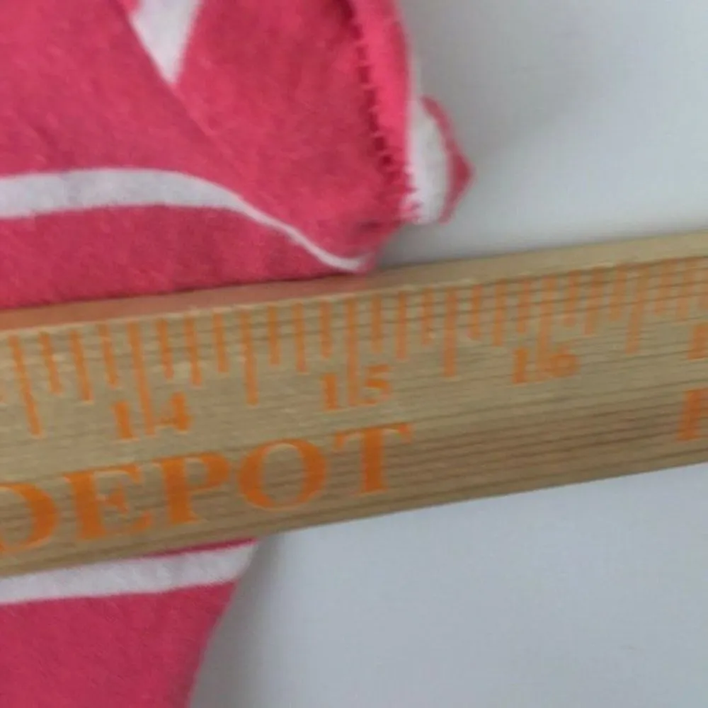 Express Striped T Shirt Tee T Trendy Cotton Cap Sleeve Stylish Womens Red Small - Image 5