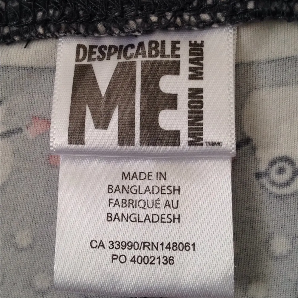 FINAL MARKDOWN Ladies' Despicable Me Minion Made Leggings medium - Image 6