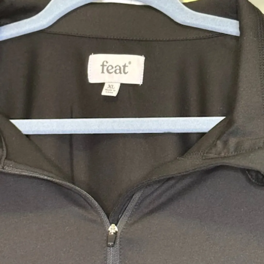 Feat 3/4 Zip Pullover Black Size XL - Image 2