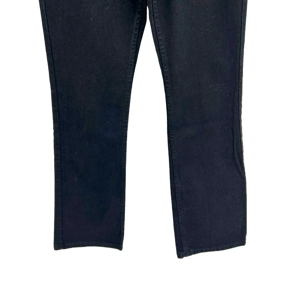Harley Davidson Cycle Black Stretch Bootcut Jeans Size 6‎ - Image 5