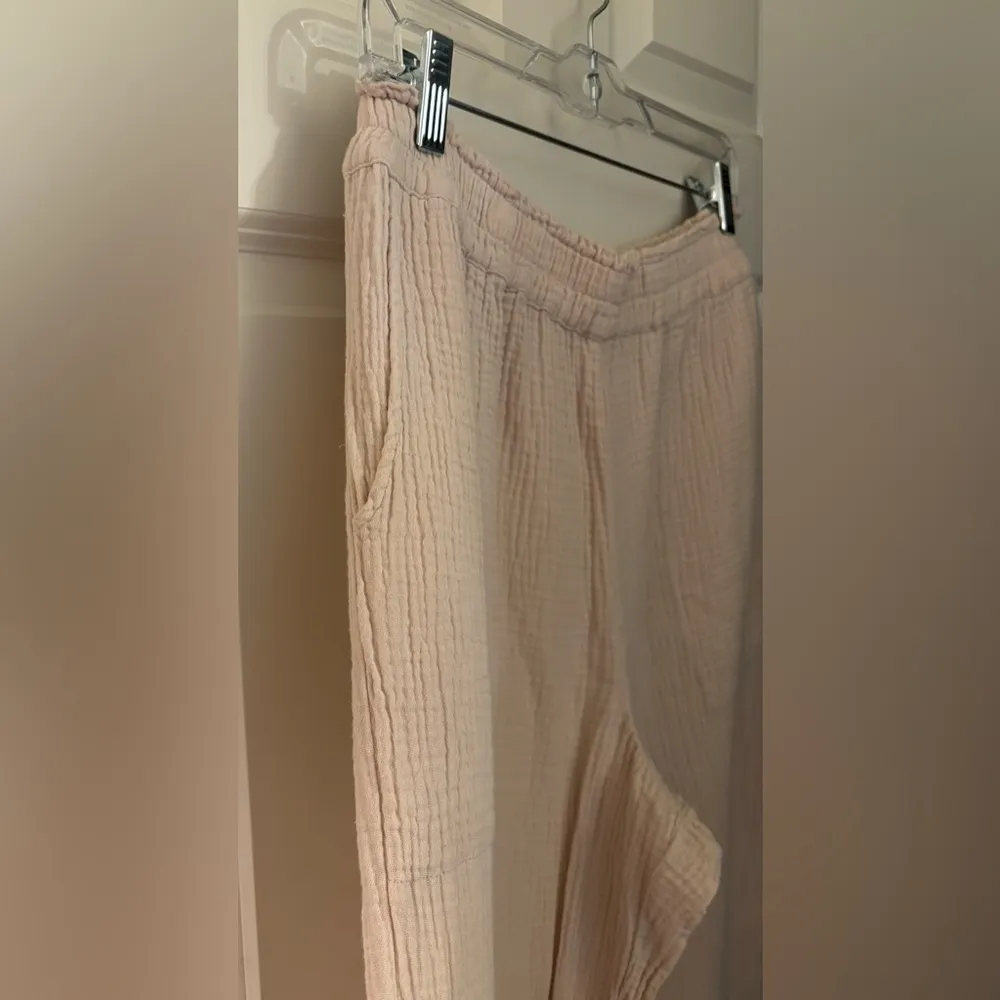 Rails Cotton Gauze Leon Pant in Flax, Size L - Image 8