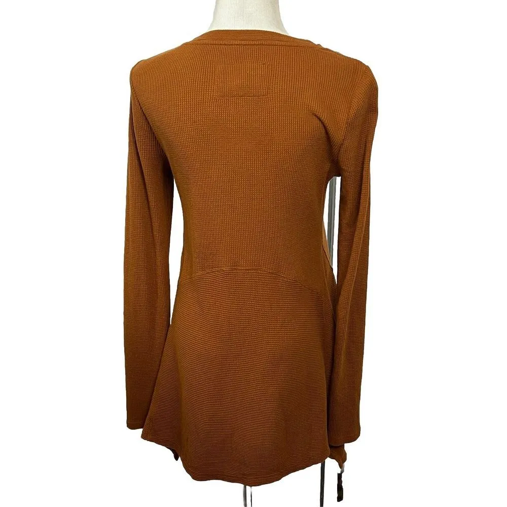 Maeve Anthropologie Womens Xsmall Long‎ Sleeve 3 Button V-neck Oversize Shirt - Image 3