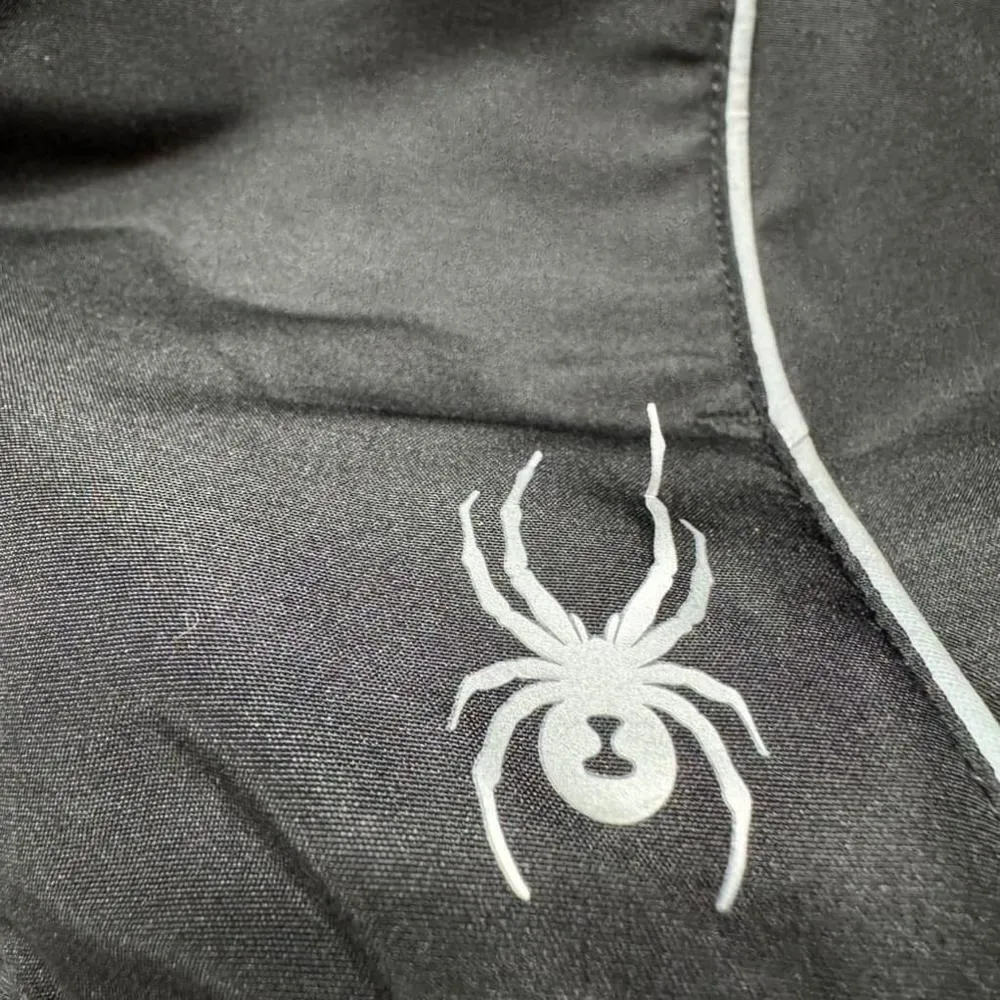 Spyder Black Piping Windbreaker Lightweight Hooded Jacket Women’s Size Large NEW - Image 8