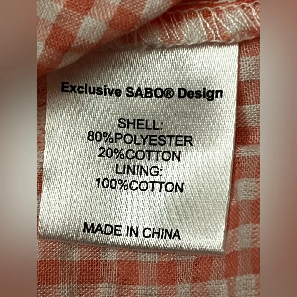 Sabo Skirt Nalu Off Shoulder Dress - Gingham pink and white  NWT - Image 16