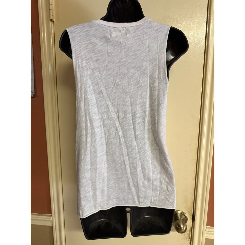 Abercrombie & Fitch Womens Floral Tank Top S White - Image 3