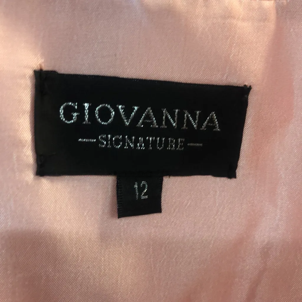 Giovanna sz 12 pink short lady’s formal dress - Image 4