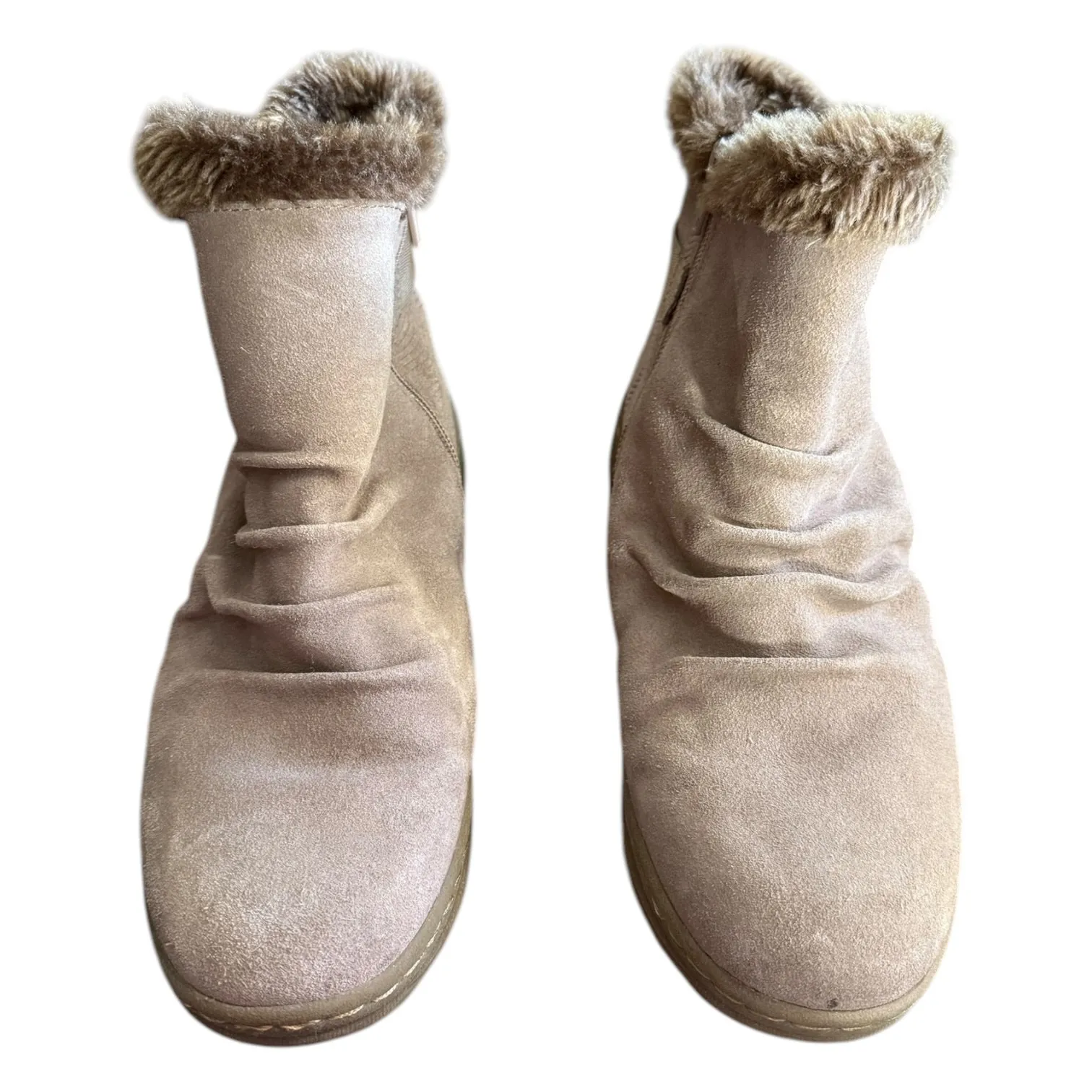 BareTraps Avita Light Brown Cold Weather Lined Booties Size 7.5 - Image 3