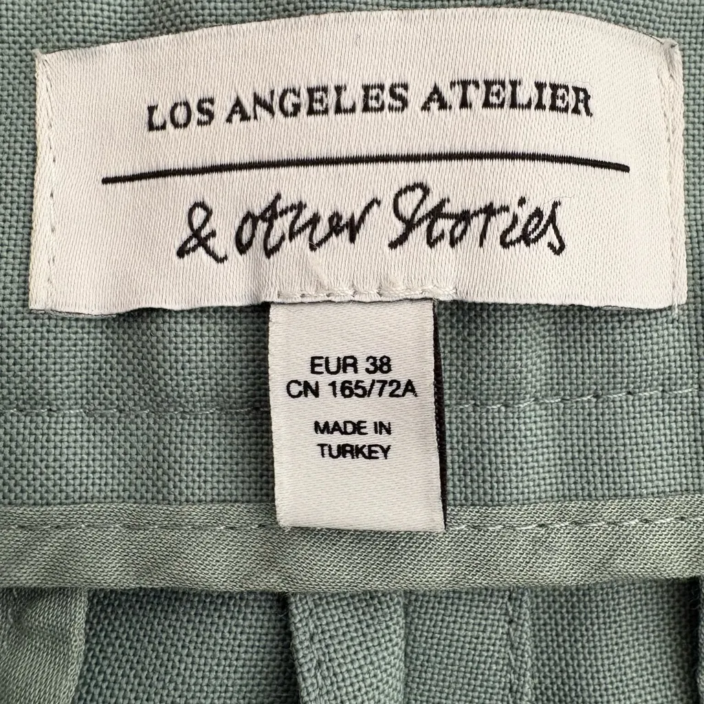 & Other Stories Sage Green Dress Pants - Image 4