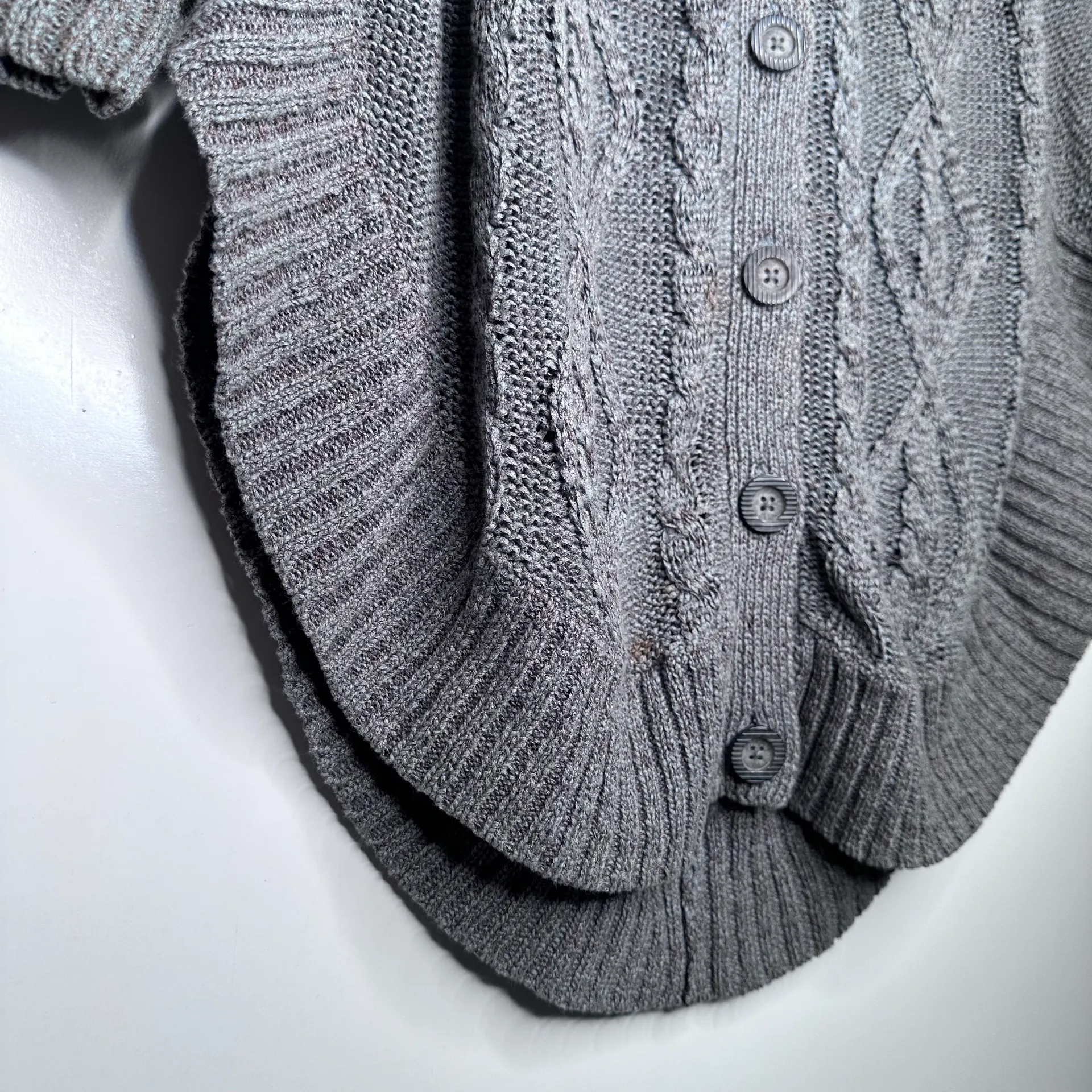 Left On Houston Metallic Cocoon Cardigan Sweater Size Small - Image 6