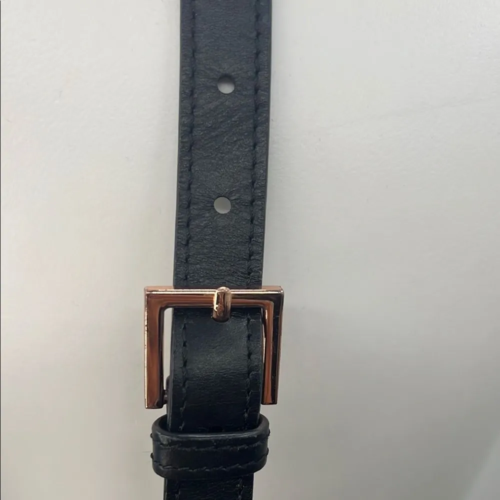 Ted Baker Elegant Black Bow Leather Handbag - Image 9