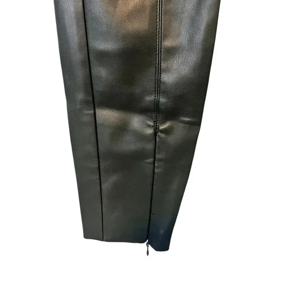 Zara Forest green Faux Leather SIze M - Image 4