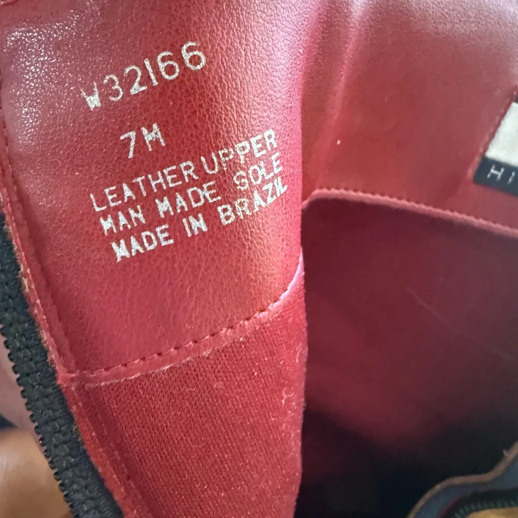 Tommy Hilfiger vintage pirate steampunk style boots caramel brown leather sz 7 - Image 14