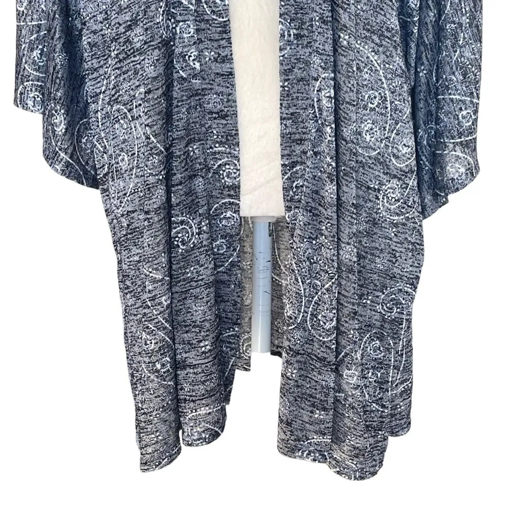 Lane Bryant Women’s Paisley Open Front Cárdigan Plus Size 18-20 Lightweight - Image 3