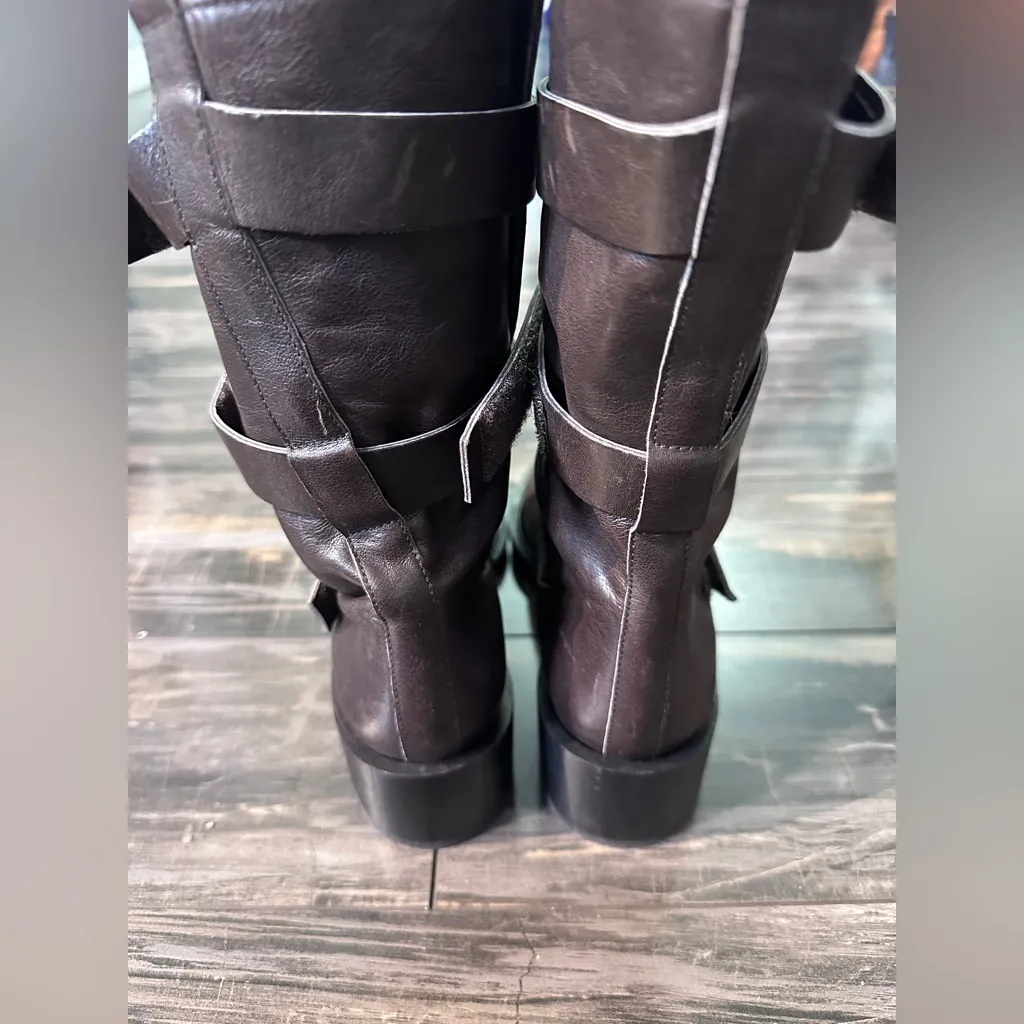 Coclico mid calf leather Mabel Boot in dark brown size‎ 36.5/6 Spain designer - Image 7