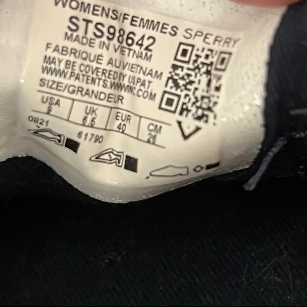 Sperry Crest Vibe Womens Size 7M Navy Blue Sneaker Boat Shoes STS98642 - Size 9 - Image 7