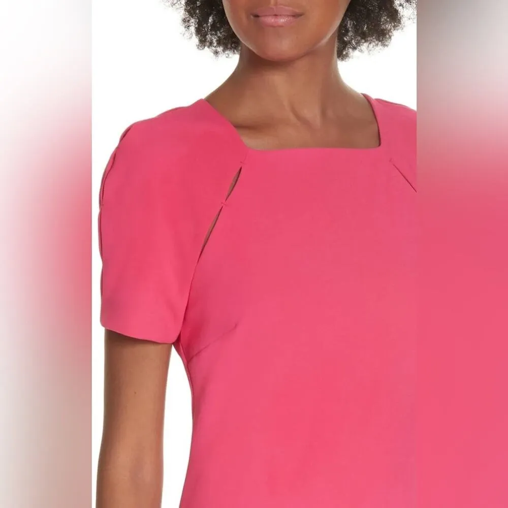 ALICE + OLIVIA Kristiana Cutout Detail Sheath Sheath Fuchsia Pink Dress 10 - Image 5