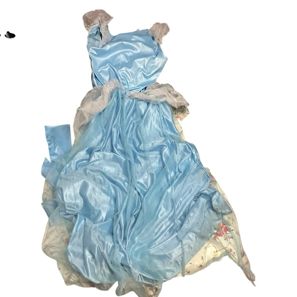 California Costumes Light Blue Fairy Tale Maxi Dress Size XL - Image 3