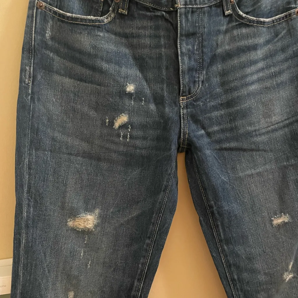 Lucky Brand Jeans Sienna Slim Boyfriend Distressed Denim Soft  2/26 NEW NWT - Image 3