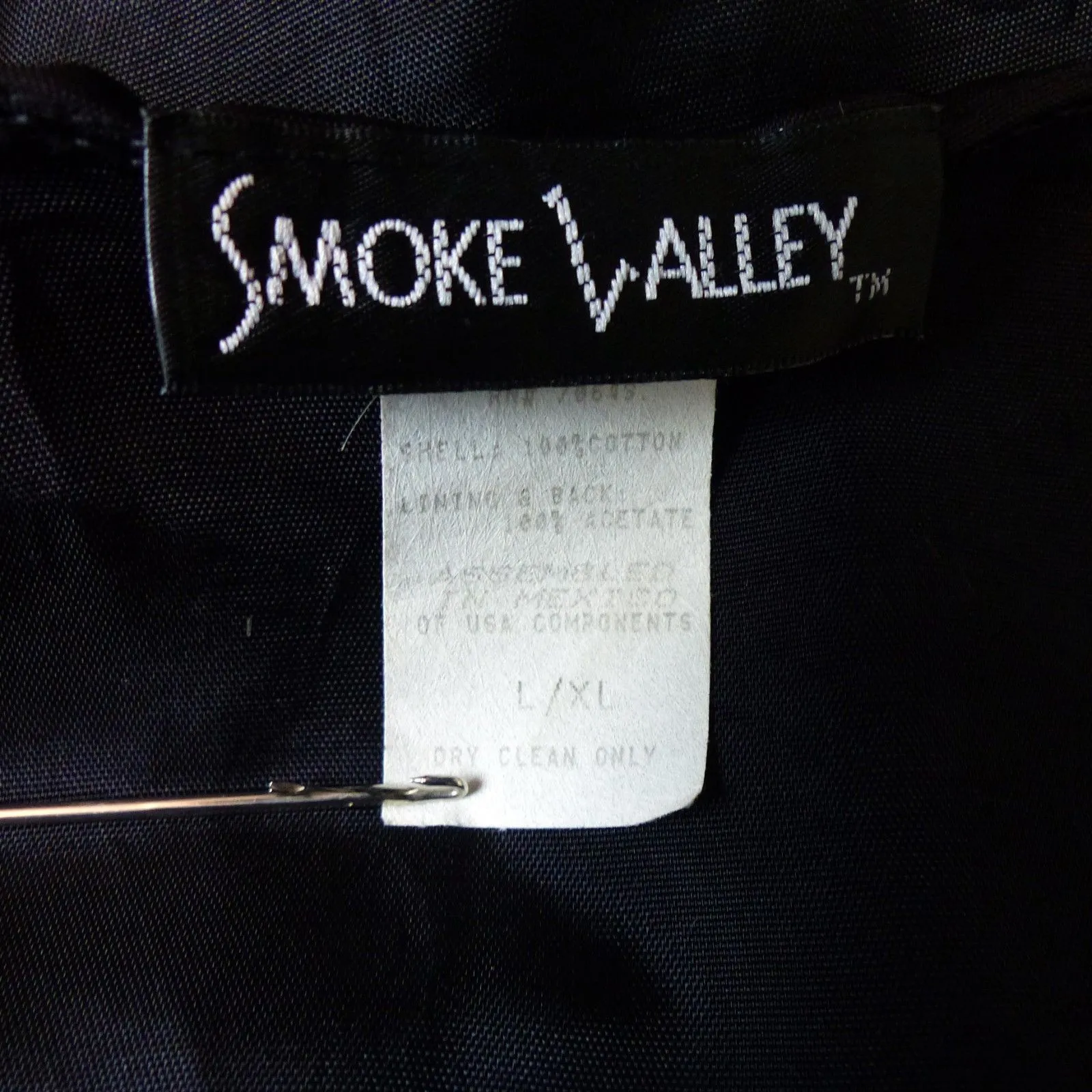 VTG 90s Smoke Valley Halloween Theme Vest Women L/XL Dracula Witch Skeleton Owl - Image 9