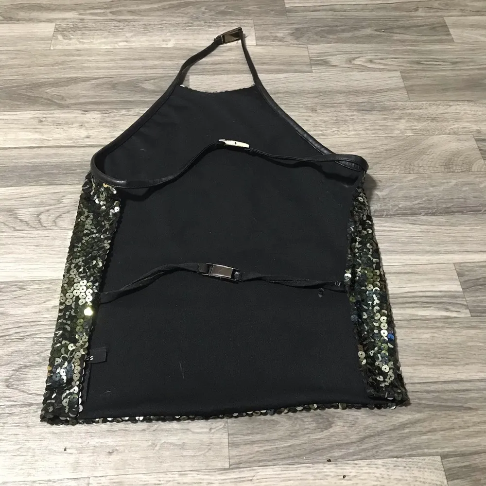 🌿Express Backless Sequins w/Buckle straps; medium - Image 4