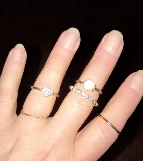 BRAND NEW 5pc BOHO KNUCKLE RING SET Gold - Image 4