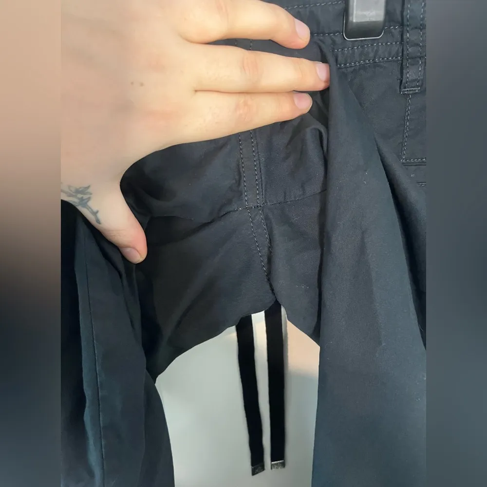 VTG Lauren Ralph Lauren Black Cargo Capri Cut Casual Pants with Pockets Size 6 - Image 10