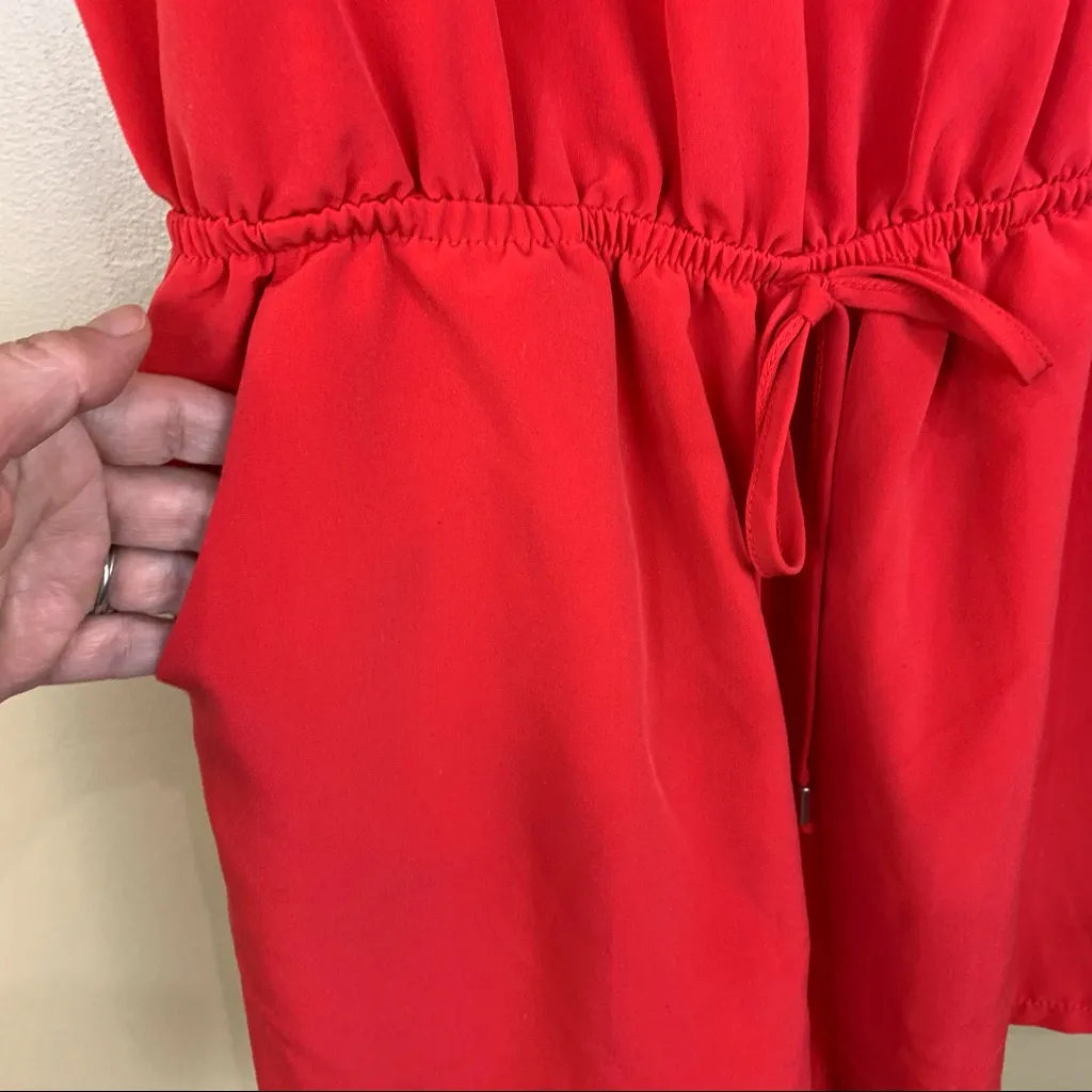 ONE CLOTHING Red Tank Romper S/M Small Medium - Image 3