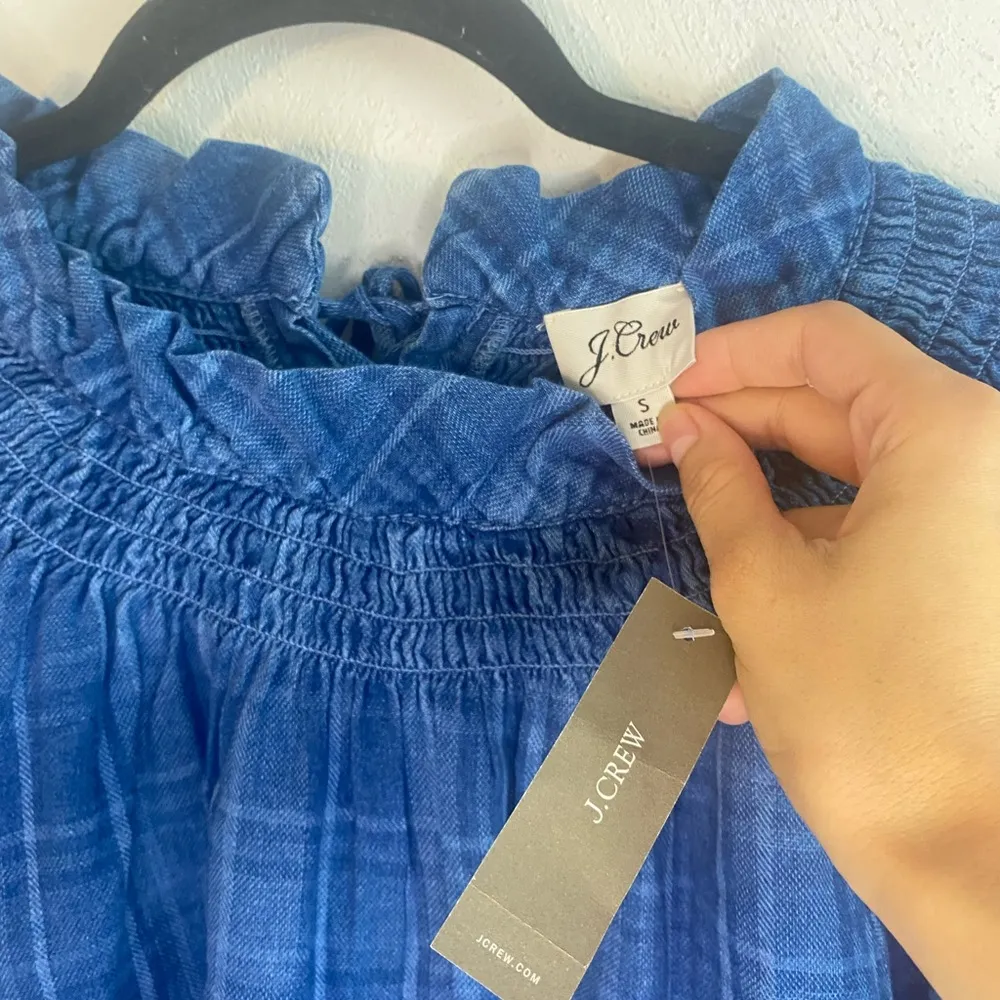 NWT J. Crew off the shoulder puffed sleeve blouse - Image 5